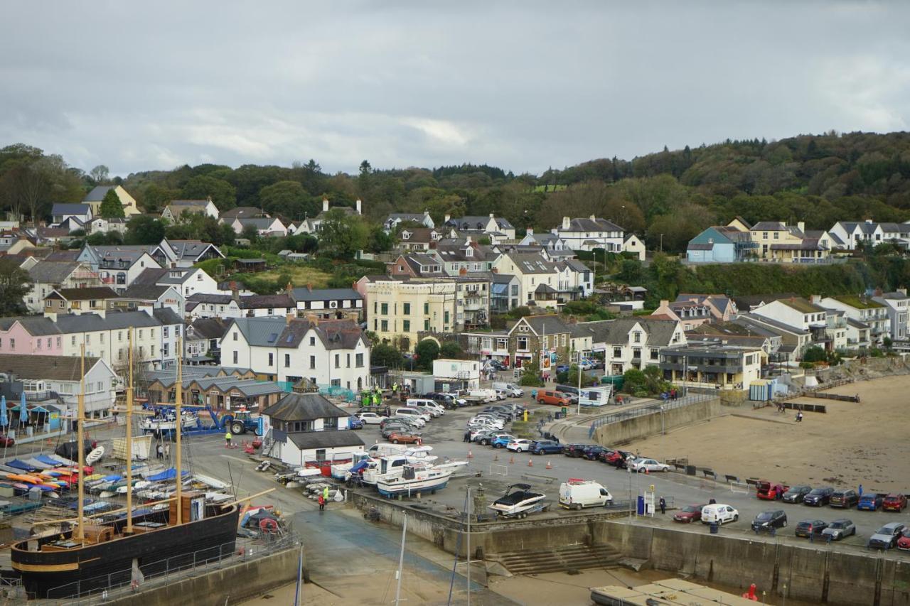 Beach House With Sea Views Over Saundersfoot Bay Dış mekan fotoğraf